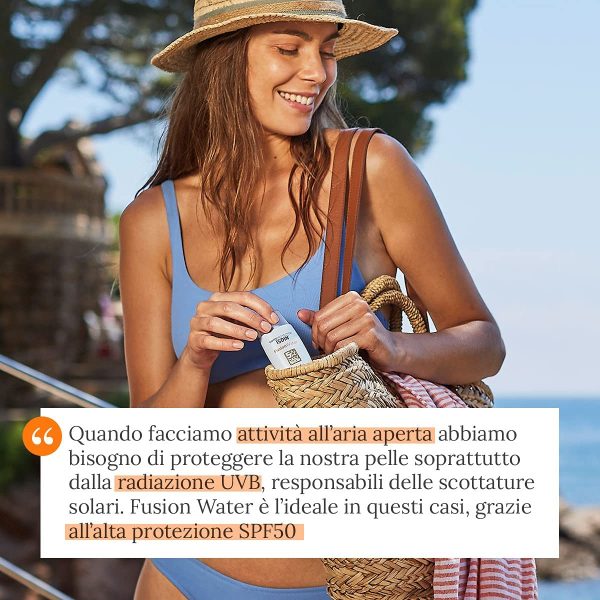 ISDIN Fotoprotector Fusion Water SPF 50 50ml | Fotoprotettore viso per uso quotidiano | Texture ultraleggera - immagine 5