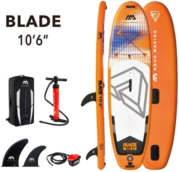 Tavola Windsurf Isup Aquamarina Blade, Arancione, Taglia Unica - immagine 4