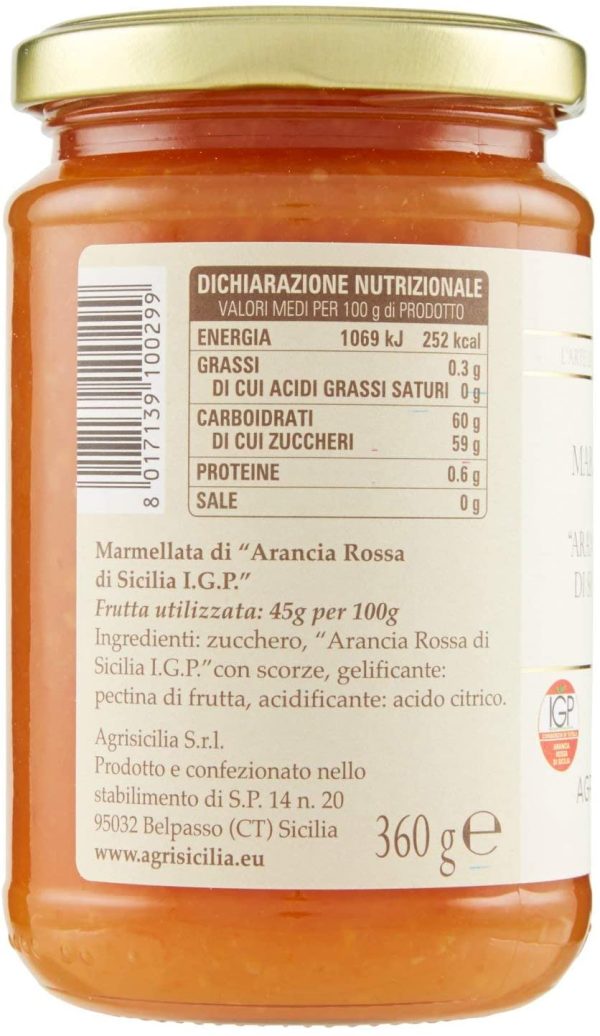 Agrisicilia Marmellata di Arancia Rossa di Sicilia IGP - 360 g - immagine 7