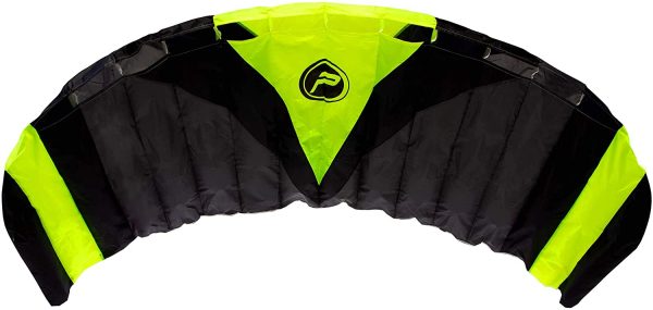 Wolkenst??rmer Paraflex Trainer 3.1 Azione Kite Neon Green - Tappetino di Governo 3 Linee Trainer per Mountainboarding - immagine 5