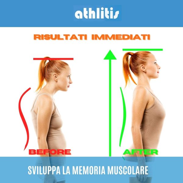 Correttore Postura Uomo Donna, DISP. MEDICO CE, Fascia Posturale Spalle e Schiena Traspirante Regolabile, Supporto per Schiena Dritta e Raddrizza Spalle, Fascia Elastica ed E-Book - immagine 5