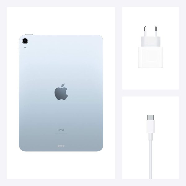 2020 Apple iPad Air (10,9", Wi-Fi, 64GB) - Celeste (4a generazione) - immagine 3