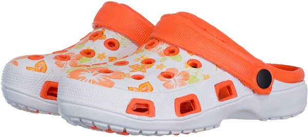 Brandsseller Zoccoli Donna | Scarpa Giardino | Pantofole | Scarpe da Bagno | Sandali Ciabatte | Motivo Floreale - immagine 5