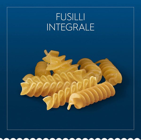 Barilla Pasta Fusilli Integrali, Pasta Corta Di Semola Integrale Di Grano Duro, Integrale, 500 g - immagine 2