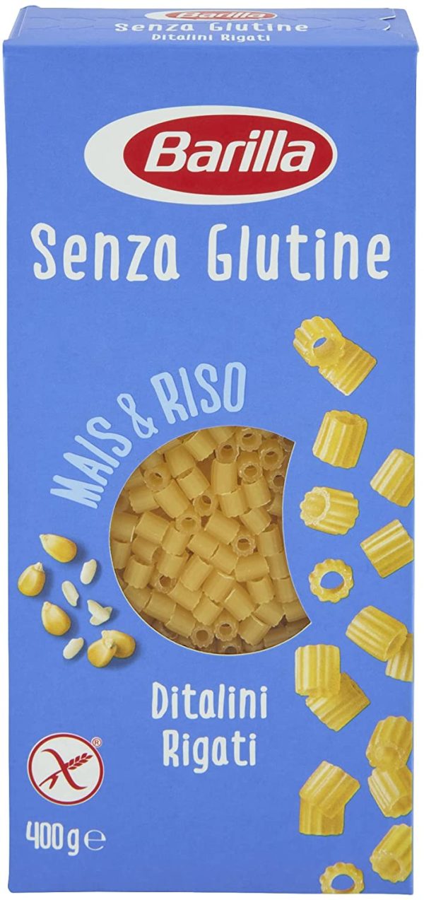 Barilla Pasta Ditalini Senza Glutine, Pastina di Mais Bianco, Mais Giallo e Riso Integrale - 400 gr - immagine 3