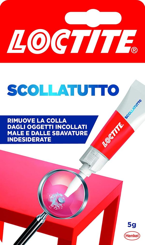 Loctite Scolla Tutto, rimuovi colla in tubetto per tutte le superfici, per rimuovere qualsiasi cianoacrilato, colla gel, colla trasparente e altre colle, 1x5g, Il Pacchetto Pu?? Variare - immagine 5