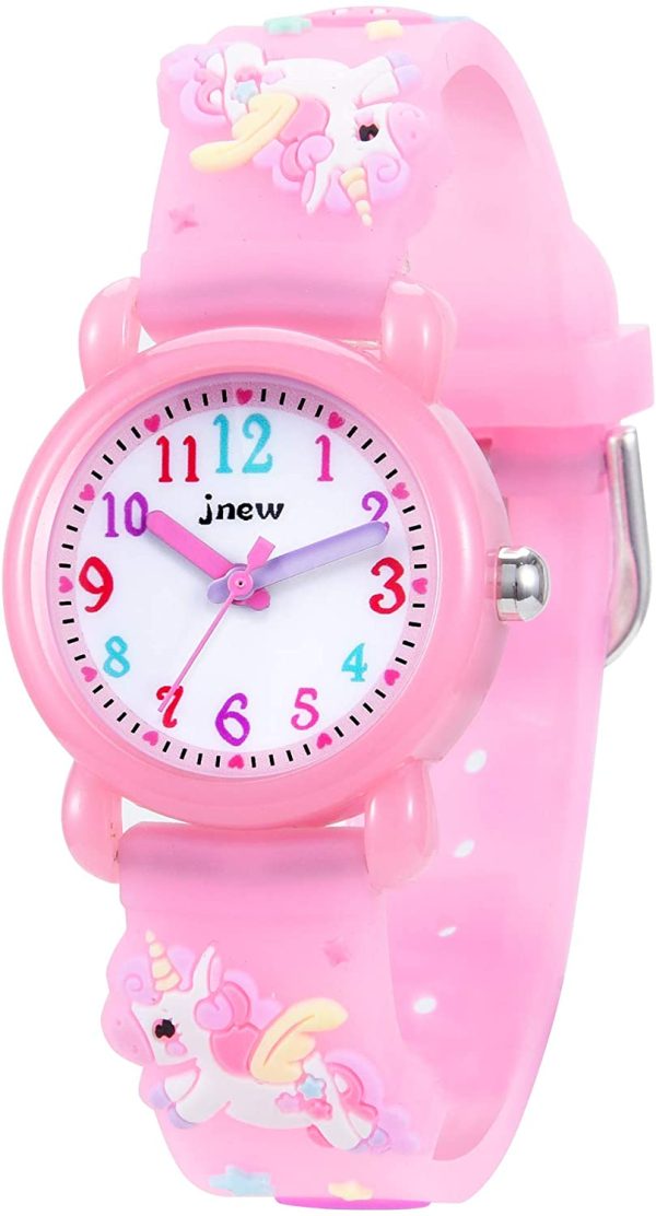 Bambini Analogico Orologi Bambini Sport Impermeabile 3D Carino Cartoon Toy Watch Insegnamento Orologi da Polso Regalo per Ragazza