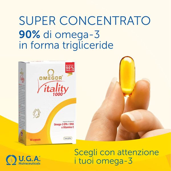 Olio di pesce - Omega 3 1000mg | L??unico Omega 3 IFOS certificato 5 stelle dal 2006 | Integratore Omega 3 con 800mg EPA e DHA per capsula | 90% Omega3 rTG Fish Oil | 30 capsule 1000mg - immagine 5