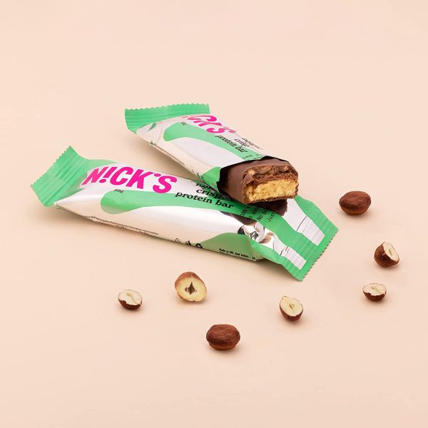 NICKS Mix di Barrette Proteiche, Keto Proteico Snack Bar 4g Net Carbs, 15g Proteine di 5g Collagene Senza Zucchero Aggiunti Low Carb Barretta Senza Glutine (9x50 g - Protein) - immagine 8