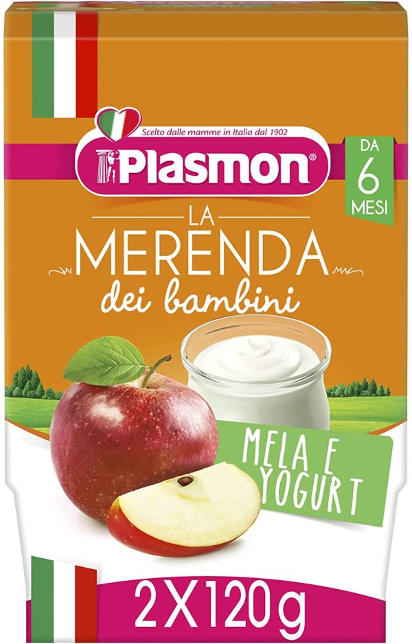 Plasmon Merenda Mela e Yogurt 24x120g