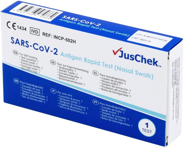 Polonord Adeste 5 Kit di Test Rapidi Nasali per l'antigene SARS-CoV-2 (Tampone Nasale) per auto-diagnosi, 5 Unit?? (1 confezione da 5 test rapidi) - immagine 5