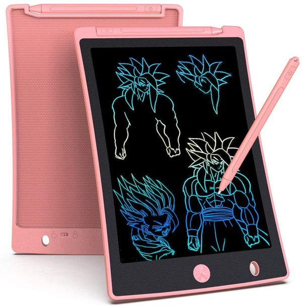 Tavoletta Grafica LCD Scrittura 8.5 Pollici, Display Colorato, Blocco Note Elettronico per Bambini e Adulti (Rosa) - immagine 8