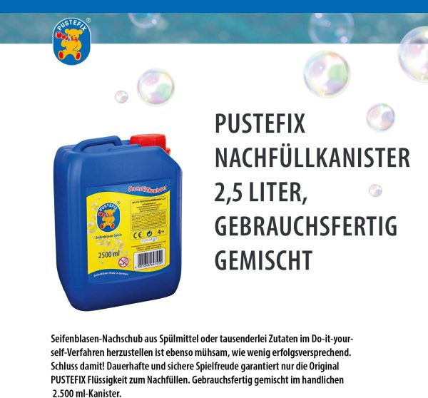 Pustefix Stadlbauer 420869745 Refill, 2.5 L - immagine 2