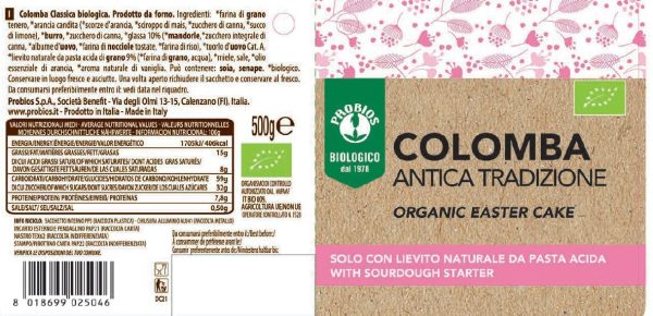 Probios Colomba Antica Tradizione Bio - 500 g