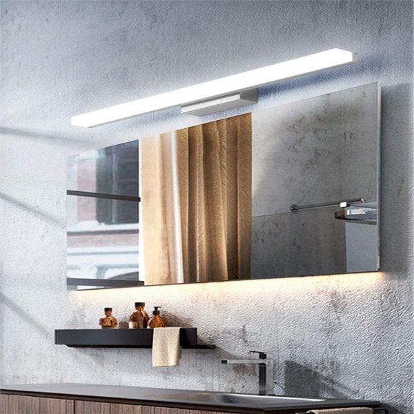 Applique da bagno LED 50CM Lampada Specchio Bagno Interno Moderno Bagno Luce per Trucco 12W Bianca Fredda 6000K 1000LM Non-dimmerabile