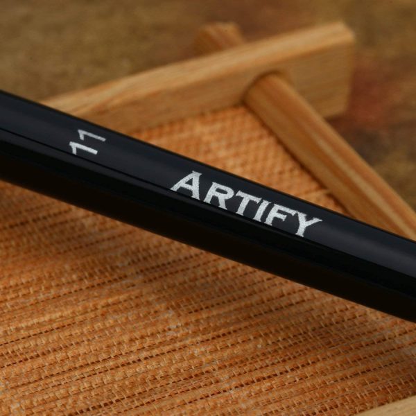 Artify Set 12 Pennelli per Dipingere | Supporto Sollevabile Contenente una Custodia Tutto in Uno con Una Spatola Gratuita e una Spugna | Perfetto per Acrilico Olio Acquerello e Gouache - immagine 8