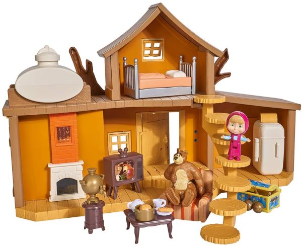 Simba - Masha e Orso Playset, la Grande Casa di Orso, 109301032, + 3 Anni - immagine 2