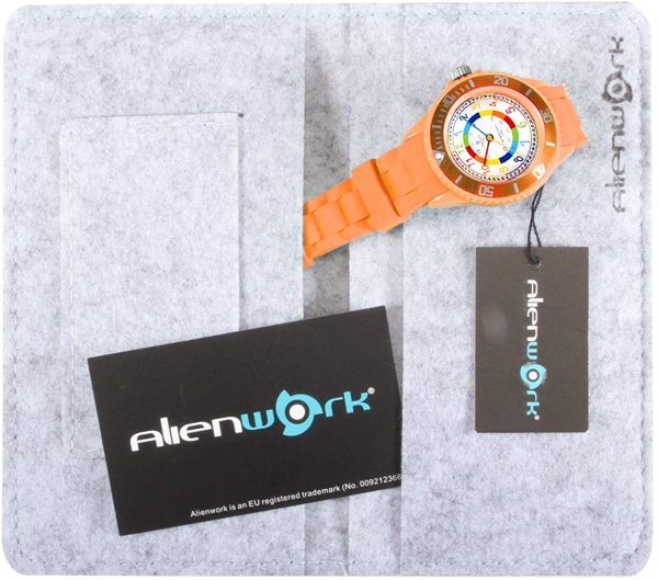 Alienwork Kids Orologio di Apprendimento Bambini Ragazzi Ragazze Tempo di Apprendimento Impermeabile 5 ATM