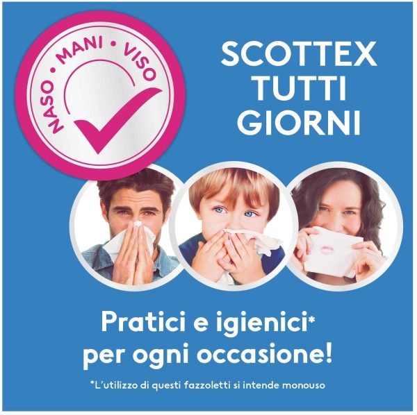 Scottex Box Tutti Giorni Fazzoletti, 15 box da 140 Fazzoletti