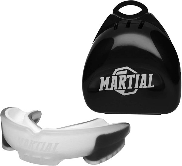 Paradenti Martial Vindicator per Una respirazione Ideale e Facilmente Adattabile! Paradenti in Varie Forme. per Arti Marziali, MMA, Boxe, Kick Boxing, Hockey, Calcio ?C Adulti - immagine 6