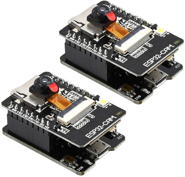 diymore ESP32 Cam Kit Telecamere Esp32 Cam WiFi Scheda di sviluppo CAM WiFi Bluetooth ESP32 CC 5 V, Dual-Core, Wireless con Modulo per Scheda TF Fotocamera OV2640