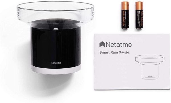 Netatmo NRG01-WW Pluviometro Wireless per la Stazione Meteo, Nero