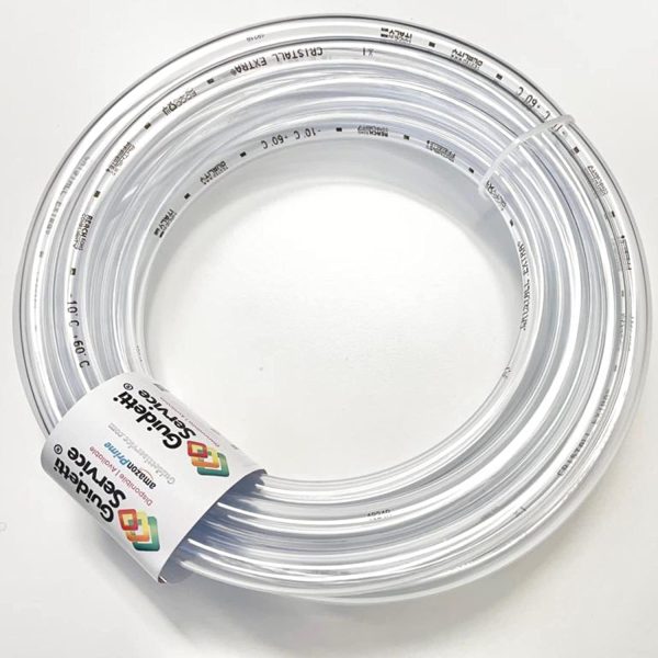 ? - 2 METRI DIAMETRO 10MM | 10 mm INTERNO 14mm ESTERNO|Tubo PVC trasparente |Tubo PVC Trasparente |Tubo trasparente flessibile |Tubo trasparente per alimenti |Tubo trasparente acqua