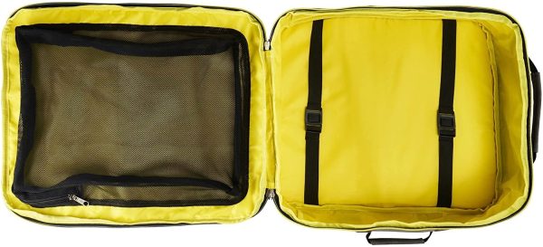 Cabin Max Manhattan Bagaglio a Mano Zaino 30L 45x36x20cm borsa da viaggio compatibile con Easyjet (grigio/giallo) - immagine 2