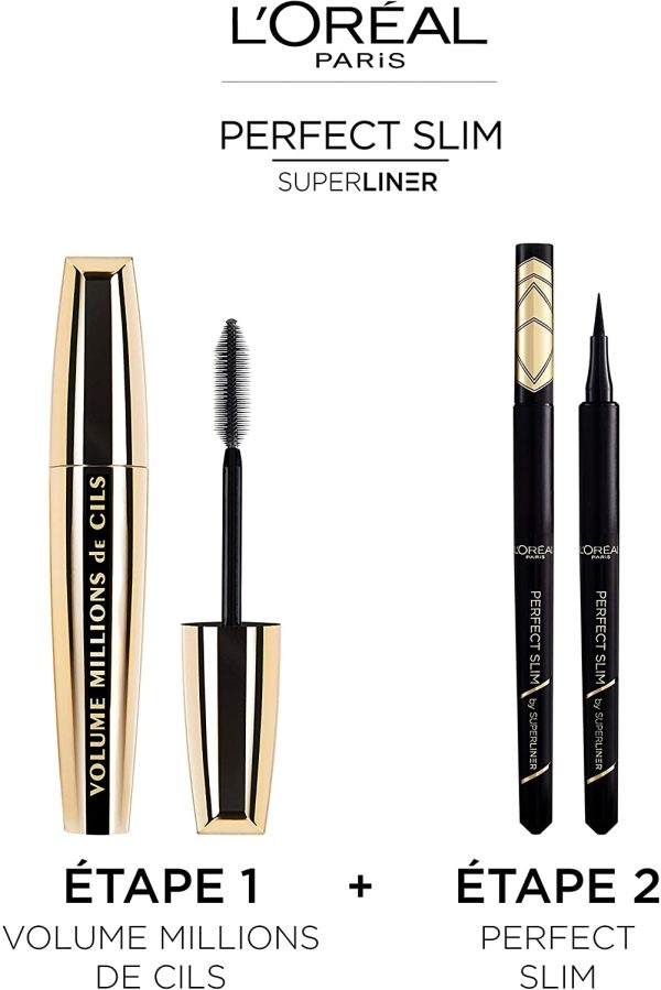 L'Or??al Paris Eyeliner in Penna Superliner Perfect Slim, Tratto Preciso, Tenuta Fino a 24H, Colore: Navy (04) - immagine 2