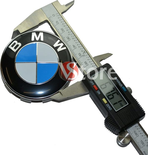 4 Tappi Coprimozzo Compatibili per BMW diametro 68mm Borchie Per cerchi Lega Logo