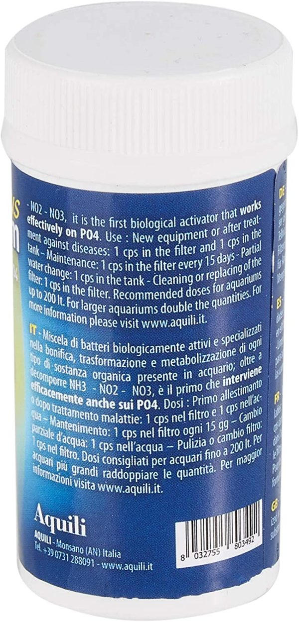 Aquili BIO012 Bacterium e Plus, 20 Capsule