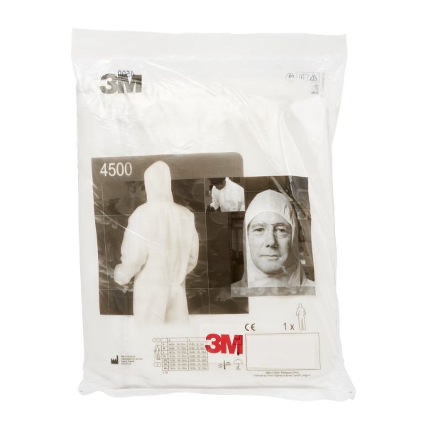 3M? 4500 Indumento di protezione tipo CE, I cat, Polipropilene 45g/mq, Bianco, taglia 3XL