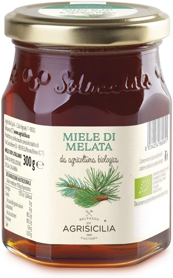 Agrisicilia Miele Di Melata Da Agricoltura Biologica - 300 g