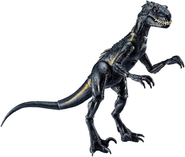 Jurassic World Campo Avventura Attacca e Colpisci Personaggio Stinger Dino Snodato con Azione e Suoni, Giocattolo per Bambini 4+Anni, HCB03 & , Indoraptor Dinosauro, Protagonista del Film - immagine 6