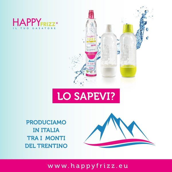 Coppia di bottiglie per gasatore riutilizzabili - UNIVERSALI* - compatibili con altri gasatori - immagine 2