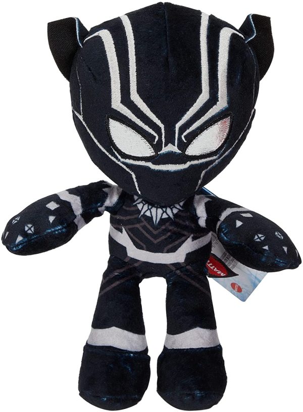 Marvel- Peluche Black Panther, Giocattolo per Bambini 3+Anni, GYT44 - immagine 3