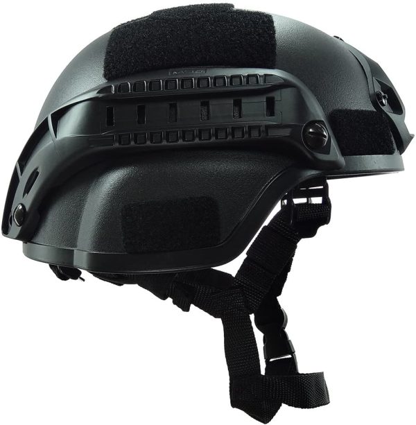 OneTigris Casco Mich 2000 Stile tattico ACH con NVG Mount e sponda Laterale per Airsoft Paintball - immagine 3