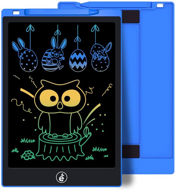 Tavoletta Grafica LCD Scrittura 11 Pollici Colorato,Tavoletta LCD,Lavagna da Disegno Portatile Digitale con Pulsante Elimina, Regali per Bambini e Adulti (Blu) - immagine 5