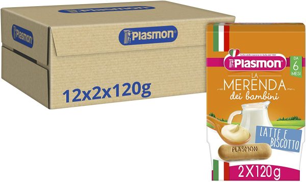 Plasmon Merenda Latte e Biscotto 24x120g - immagine 5