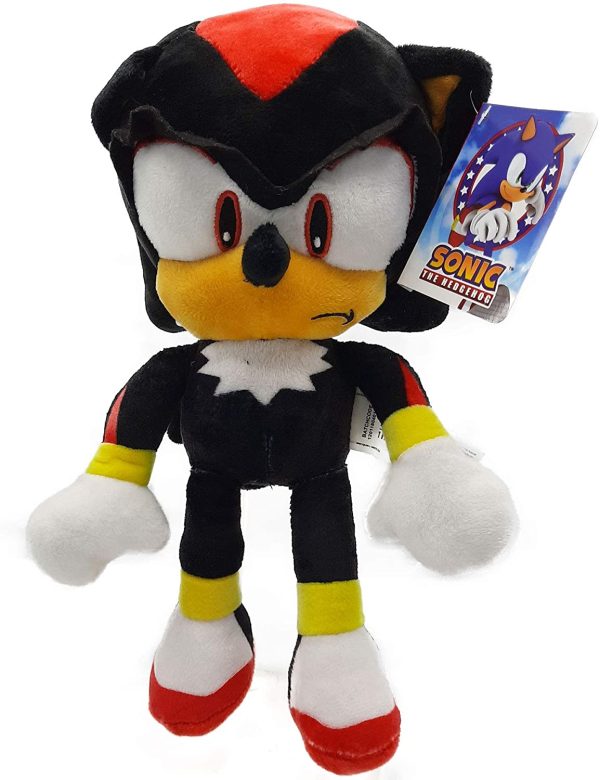 Sonic - Peluche Shadow The Hedgehog 11'80"/30cm Colore Nero qualit?? Super Soft