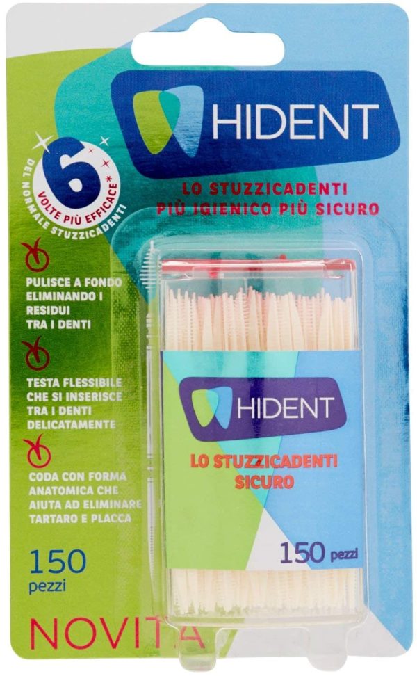 HIDENT Stuzzicadenti, Confezione da 150 Pezzi - immagine 6