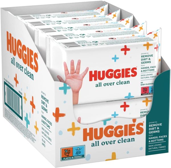 Huggies Everyday Salviette Umidificate Per Bambini, 10 Confezioni Da 56 Salviette - immagine 6