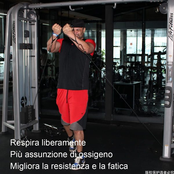 Powerlifting paradenti per sport e fitness, bocchino per sollevamento pesi, bodybuilding e competizione, mandibola inferiore (2 confezioni trasparenti) - immagine 6