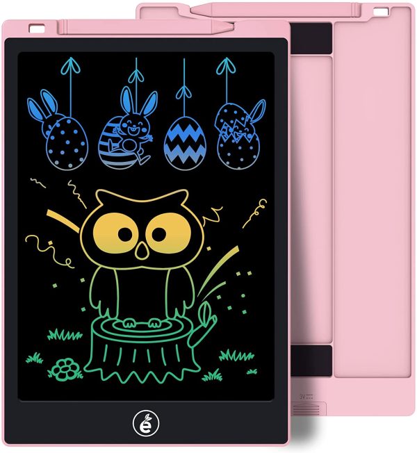 Tavoletta Grafica LCD Scrittura 11 Pollici Colorato,Tavoletta LCD,Lavagna da Disegno Portatile Digitale con Pulsante Elimina, Regali per Bambini e Adulti (Rosa) - immagine 3