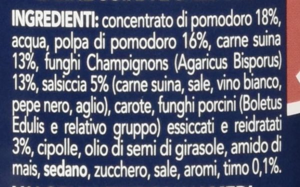 Barilla Sugo Rag?? Montanaro, Salsa Pronta al Pomodoro con Salsiccia e Funghi, 400g - immagine 2