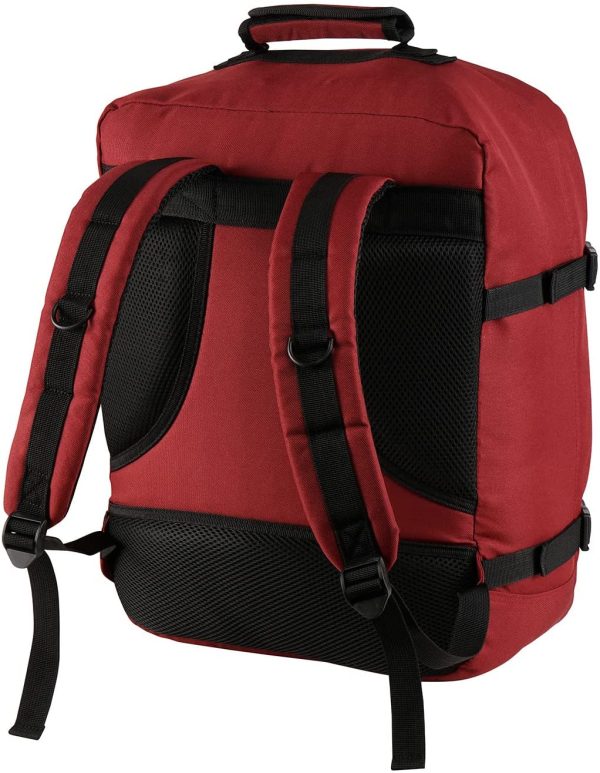 Cabin Max Metz 30l Zaino da Cabina ?C Bagaglio a Mano Adatto per Easyjet ?C Leggero e Spazioso Borsa 45 x 36 x 20 cm (Oxide Red) - immagine 6