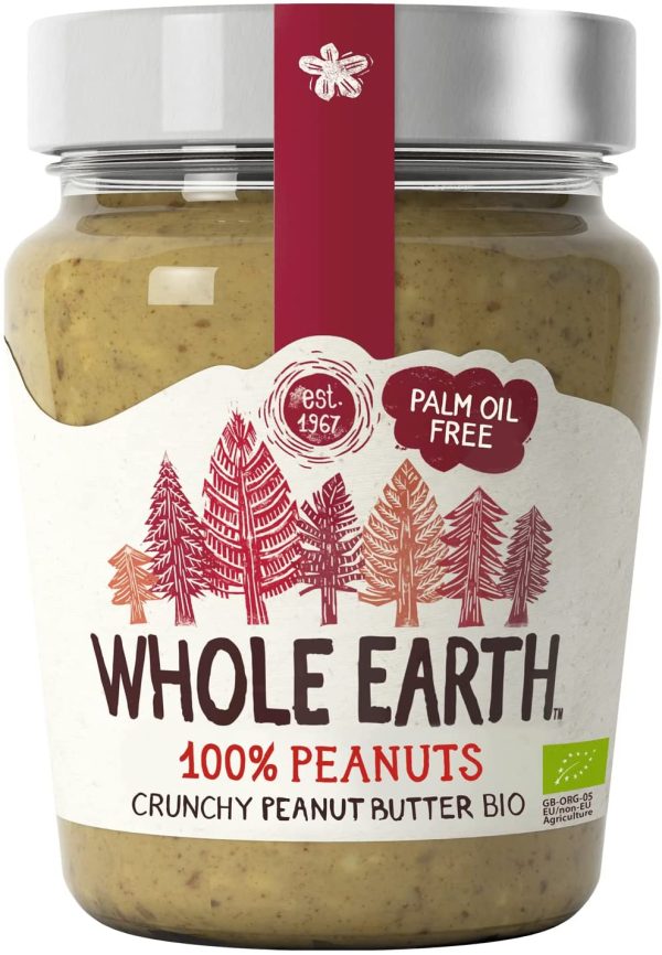 Whole Earth Burro di Arachidi Peanut Butter Croccante Biologico 227g - immagine 5