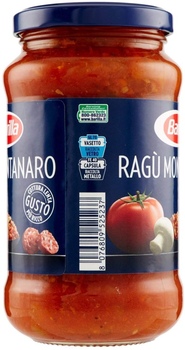 Barilla Sugo Rag?? Montanaro, Salsa Pronta al Pomodoro con Salsiccia e Funghi, 400g - immagine 8