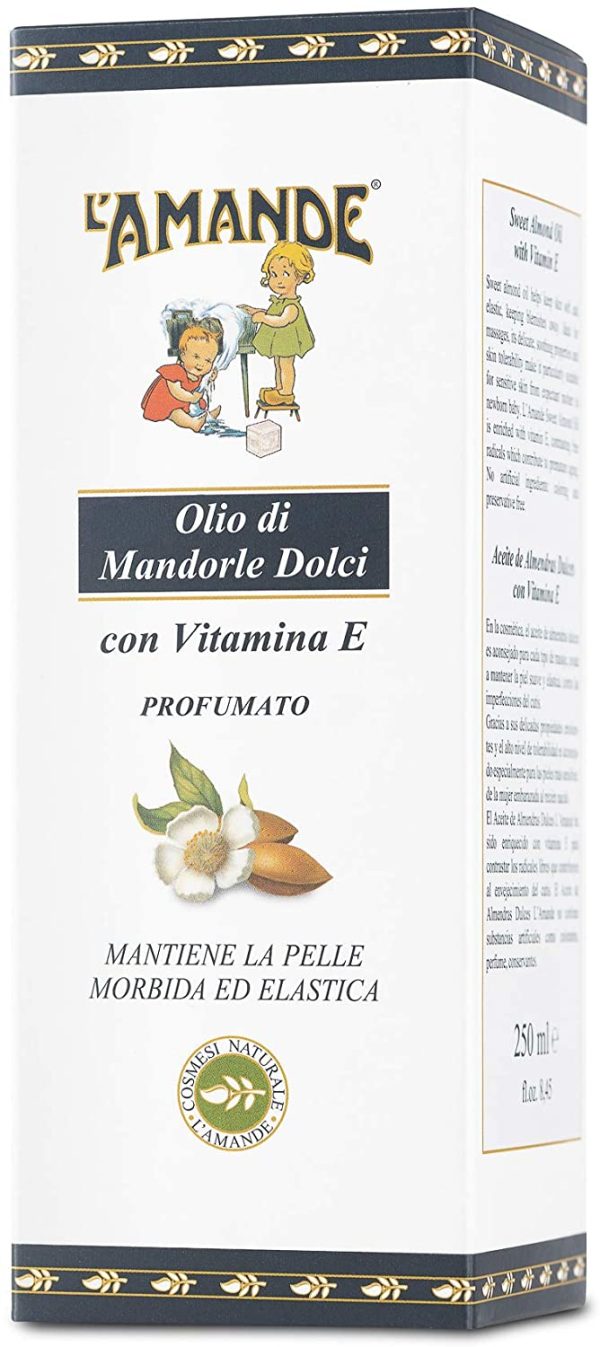 L'Amande Olio Di Mandorle Dolci Profumato, Mandorla, 250 Millilitro - immagine 4