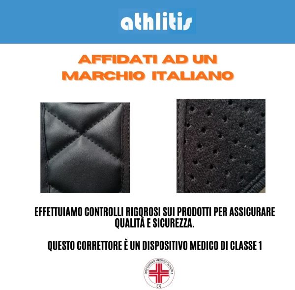 Correttore Postura Uomo Donna, DISP. MEDICO CE, Fascia Posturale Spalle e Schiena Traspirante Regolabile, Supporto per Schiena Dritta e Raddrizza Spalle, Fascia Elastica ed E-Book - immagine 4